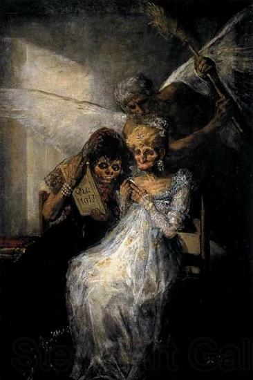Francisco de goya y Lucientes Les Vieilles or Time and the Old Women Germany oil painting art